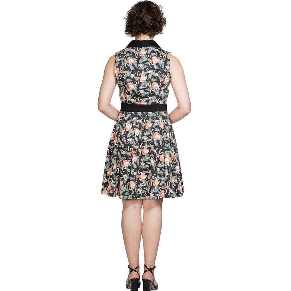 Flamingo Tropical Dress by Banned Retro - Picture 5 of 8